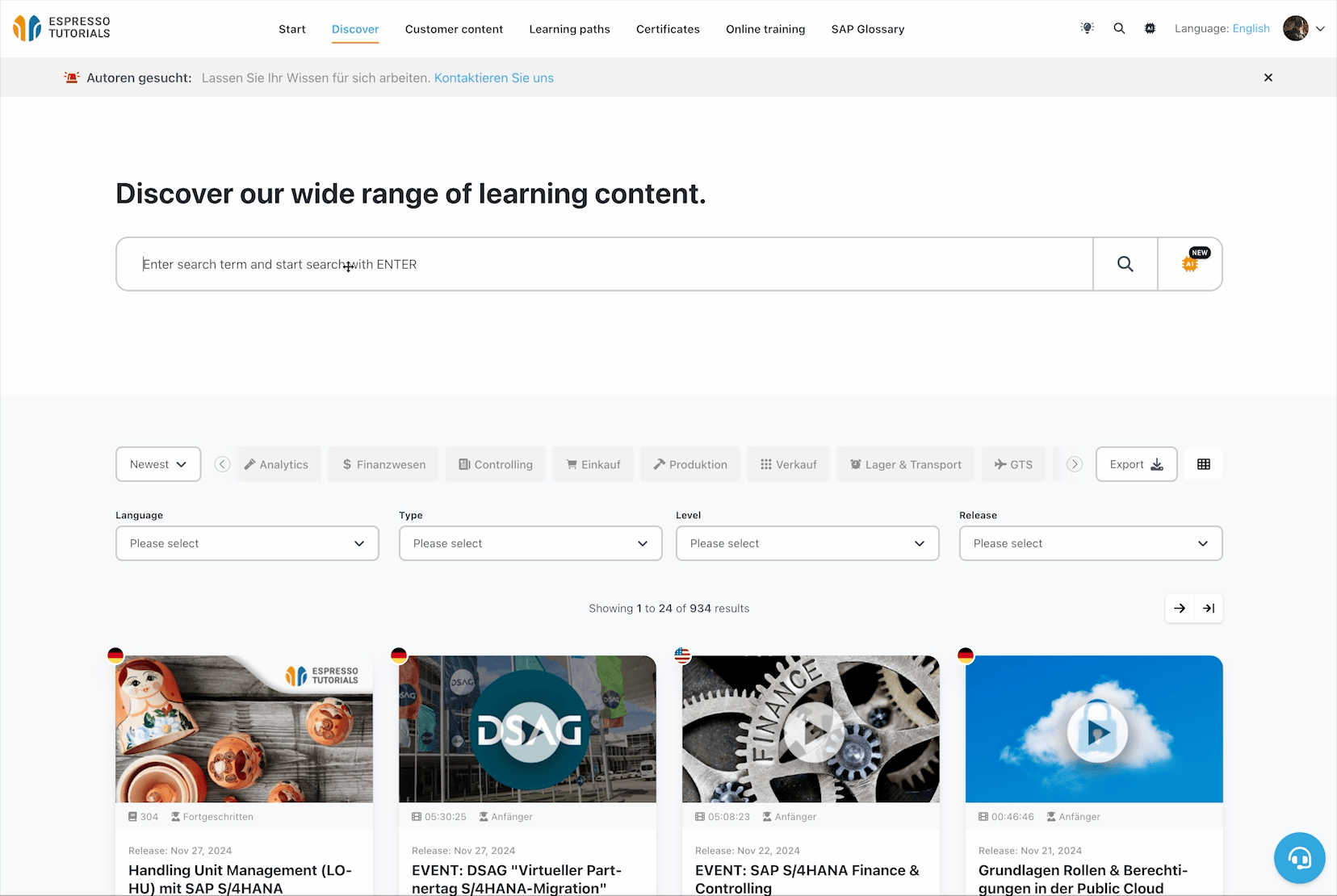 Recherchez rapidement et facilement des termes spécifiques sur notre plateforme d'apprentissage.
